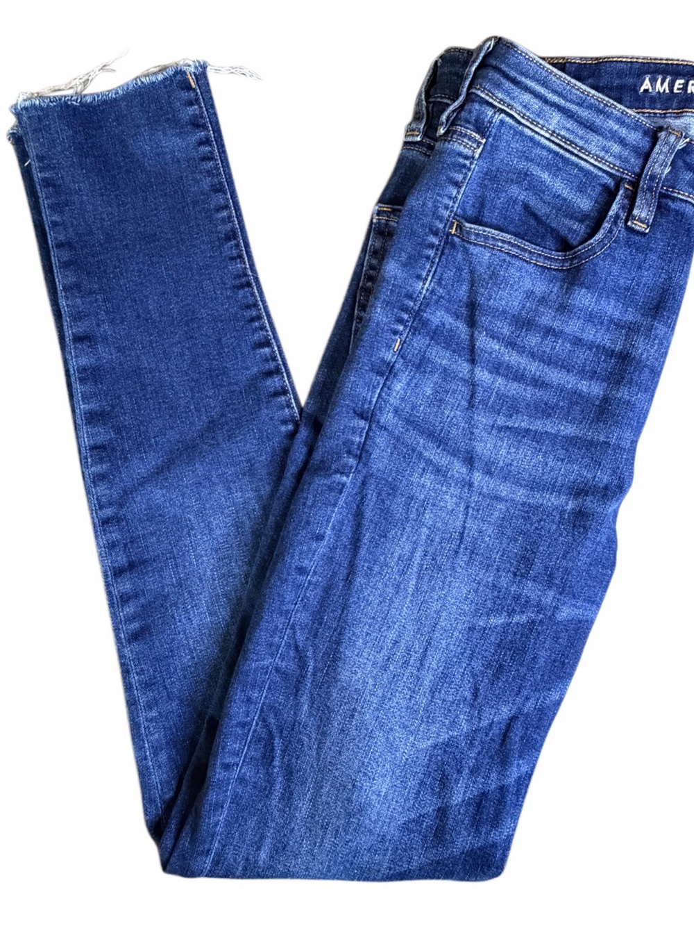 American Eagle Super High Rise Jegging Crop Jeans Women’s Size 6 Super Stretch